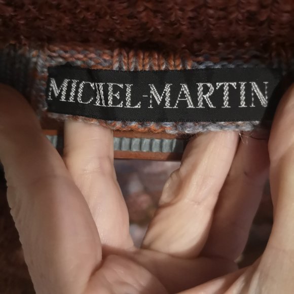 2/$40 Michel Martin open wool sweater / cardigan - Picture 3 of 12